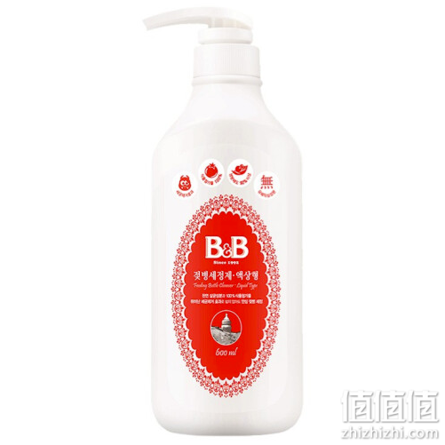 保宁B&B婴儿宝宝奶瓶清洗液果蔬清洁剂液体型瓶装600ml