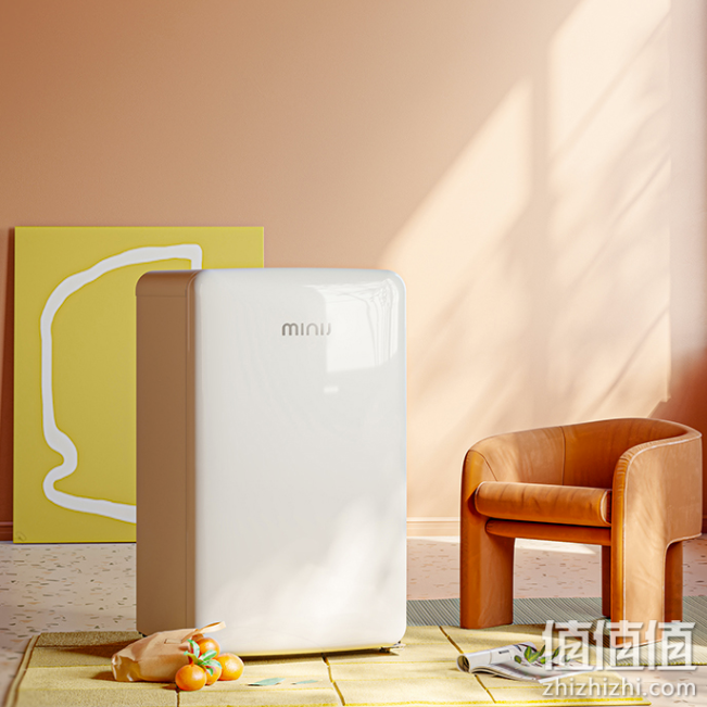小吉（MINIJ）迷你复古小冰箱 家用单门冰箱 冷冻冷藏小型电冰箱 121L