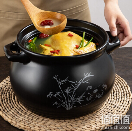 炊大皇 陶瓷煲 5200ml砂锅 耐热 煲汤熬药煮粥焖饭
