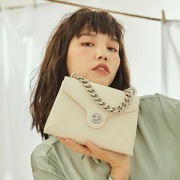 ELLE 女士牛皮单肩链条信封包01126XH 三色