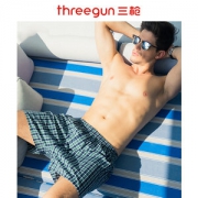 三枪 男士 100%新疆棉 阿罗裤 4条 内外两穿