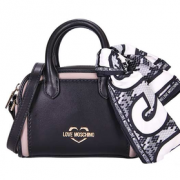 88VIP！LOVE MOSCHINO 女士迷你丝巾手提包 JC4043PP1BLF1