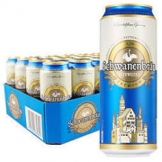 有券的上：Schwanenbräu 天鹅堡 小麦啤酒 500ml*24听