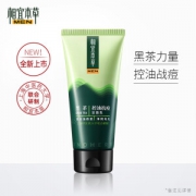 PLUS会员：INOHERB 相宜本草 黑茶男士控油抗痘洁面乳 100g