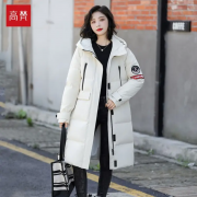高梵 工装羽绒服女 B款-斜拉口袋-白色 155/S