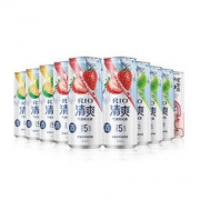 RIO 锐澳 鸡尾酒 清爽系列5度 330ML*9罐加赠气泡水1罐