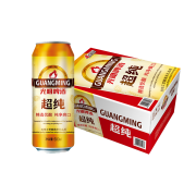 光明牌 啤酒 超纯500ML*24听整箱装