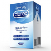 durex 杜蕾斯 经典四合一 避孕套 共24只