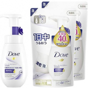 Dove 多芬 美容保湿泡沫洁面乳+替换装 160ml+140ml×2个 到手87.45元