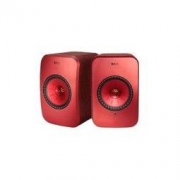 KEF LSX 电脑音箱无线蓝牙hifi2.0桌面有源台式电视音响家用扬声器 低音炮 魔力红