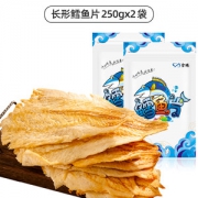 山东特产 金鹏 即食碳烤鳕鱼片 250g*2袋