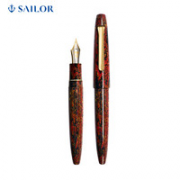 SAILOR 写乐 10-7117-320 长刀研钢笔限定 红炎 21K金尖 明尖