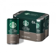 星巴克 星倍醇 低糖经典美式浓咖啡 228ml*6罐