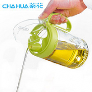 27日0点、防漏设计！CHAHUA 茶花 厨房玻璃油壶 450ml