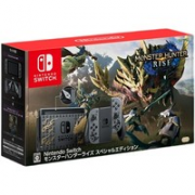 Nintendo 任天堂 日版 Switch游戏主机 续航增强版 怪物猎人崛起限定