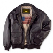 PLUS会员：LANDING LEATHERS 飞行员真皮夹克 412-2600A2