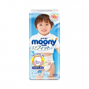 聚划算百亿补贴:moony 尤妮佳 婴儿拉拉裤 XL 38片 男宝宝