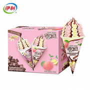 yili 伊利 巧乐兹 姜撞奶蜜桃乌龙+巧克力香草口味脆筒冰淇淋  85g*4支/盒
