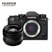 FUJIFILM 富士 X-T3/XT3 微单相机 套机 黑色（35mm F1.4定焦镜头 ) 2610万像素 翻折触摸屏 4K视频