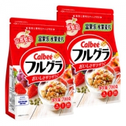 天猫超市 日本 Calbee 水果营养麦片 700g*2袋