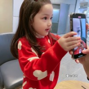 辰辰妈 女童爱心套头卫衣