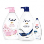 88VIP：Dove 多芬 滋养美肤沐浴乳 樱花甜香 1kg*2+190ml 拍五件