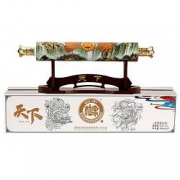 BAISHUIDUKANG 白水杜康 天下卷轴 52度 浓香型白酒 500ml*2瓶+木架