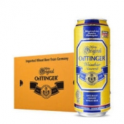 有券的上：OETTINGER 奥丁格 小麦白啤酒 500ml*18罐