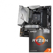 GIGABYTE 技嘉 B550M AORUS PRO AX 雪雕主板 + AMD 锐龙7 5700G CPU处理器 板U套装