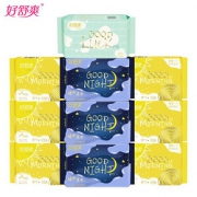 好舒爽卫生巾日夜组合76片整箱