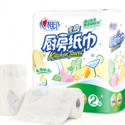 陪伴计划！心相印 厨房卷纸 75节*2卷