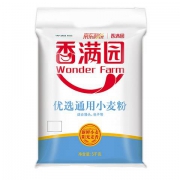 京东极速版：香满园 面粉 中筋面粉 5kg