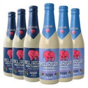 DELIRIUM 粉象 Delirium）深粉*3/浅粉*3啤酒 组合装 330ml*6瓶 精酿啤酒 比利时进口