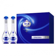 SUPER会员：YANGHE 洋河 蓝色经典 梦之蓝M3 40.8度浓香型白酒 500ml*2瓶 礼盒装