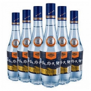 叙府 蓝标大曲 52度 浓香型 纯粮食酒 口粮酒 500ml*6瓶