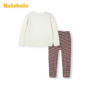 balabala 巴拉巴拉 儿童加绒保暖内衣套装