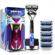 28日0点：Gillette 吉列 锋隐致顺手动剃须刀 奥运联名引力盒 （1刀架+5刀头+磁力底座）