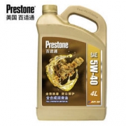 PLUS会员：Prestone 百适通 5W-40 A3/B4 SN级 全合成机油 4L