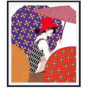维格列艺术 Decue Wu《生活方式插图》38×45.5cm 纸本微喷 背景墙挂画