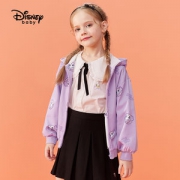 Disney baby 迪士尼  女童连帽外套