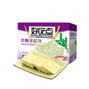 聚划算百亿补贴达利园好吃点饼干低糖海苔饼800g