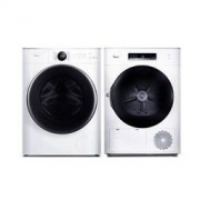 PLUS会员：Midea 美的 MG100V70WD5+MH100-H1W 洗烘套装