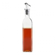 木丽 无铅玻璃方形油壶 500ml