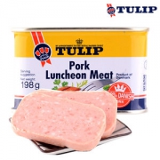 丹麦皇家认证 Tulip 郁金香 经典午餐肉罐头 198g*4罐