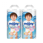 moony 畅透系列 婴儿拉拉裤 XL 38片