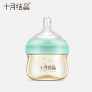 十月结晶 新生婴儿防胀气奶瓶ppsu 90ml+s奶嘴