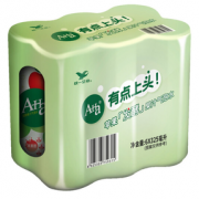 PLUS会员！Uni-President 统一 A-Ha 苹果味 发酵果汁 气泡水  325ml