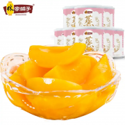 京喜app:林家铺子 冰糖黄桃罐头 200g*4罐