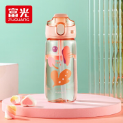 FUGUANG 富光 清美系列 tritan材质 塑料水杯 400ml 粉色