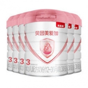 BEINGMATE 贝因美 Beingmate) 爱加3段800克6罐 12-36个月适用 箱装 含乳铁蛋白